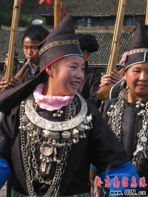 榕江空申苗寨美麗笑容惹人醉(組圖)
