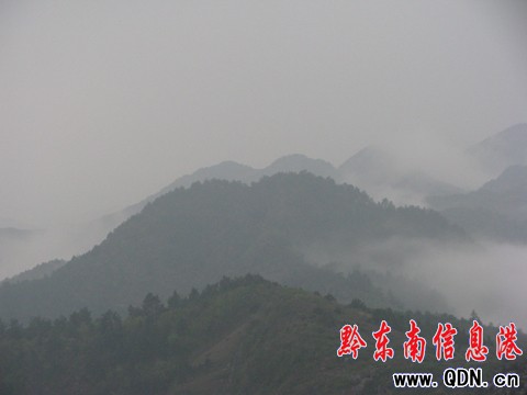 凱里小高山上觀睡美人(圖)