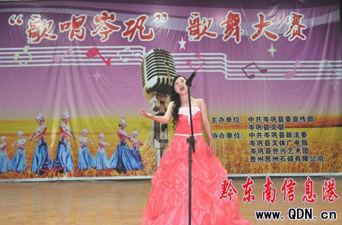 岑鞏舉辦“歌唱岑鞏”歌舞大賽(圖)