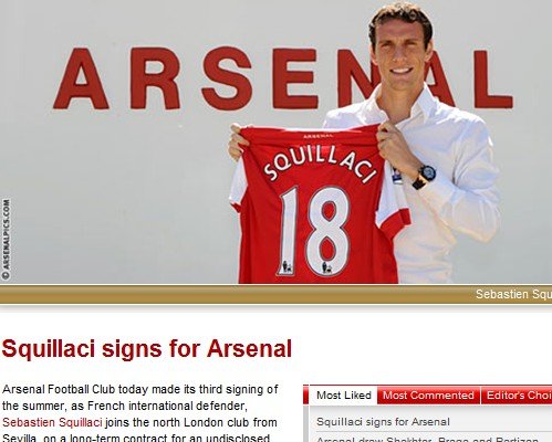 阿森納完成今夏第3筆轉會 溫格:引援已結束