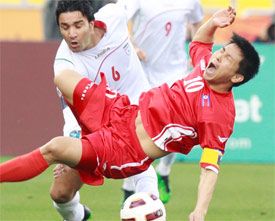 亞洲杯-安薩里閃電刀致勝伊朗1-0勝朝鮮晉級(jí)八強(qiáng)