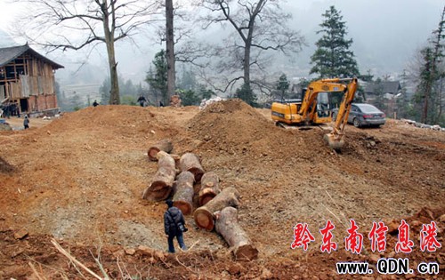 丹寨苗家蘆笙場建設忙(圖)