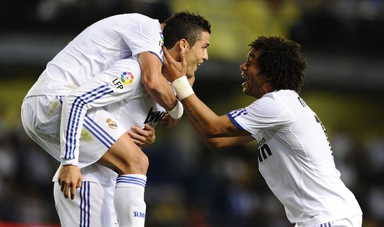 西甲-皇馬3-1潛水艇 C羅任意球兩破門平紀(jì)錄