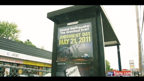 老漢預言世界末日花盡畢生積蓄宣傳