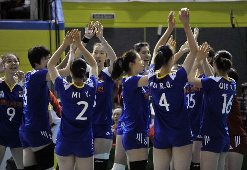 中國隊(duì)擊掌