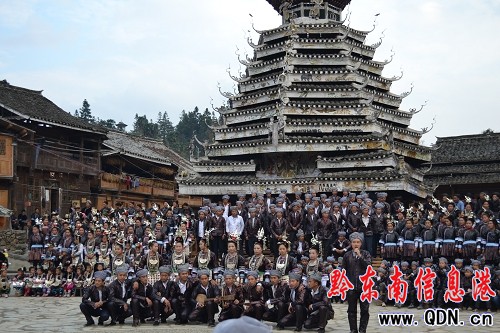 小黃村“千人侗族大歌”歡慶“侗族大歌節”