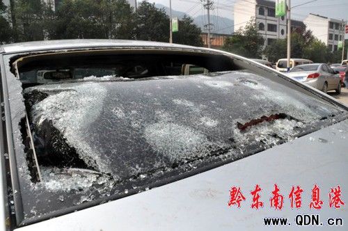 臺江罕見冰雹25人受傷 治療費用政府“買單”